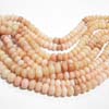 This listing is for the 1 strand of Shaded Pink Opal Smooth Roundell in size of 5 - 7 mm approx,,Length: 14 inch